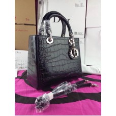 Replika Dior Lady Totes z pravé kůže, černá taška