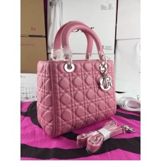 Replika Dior Lady Totes z pravé kůže růžová kabelka